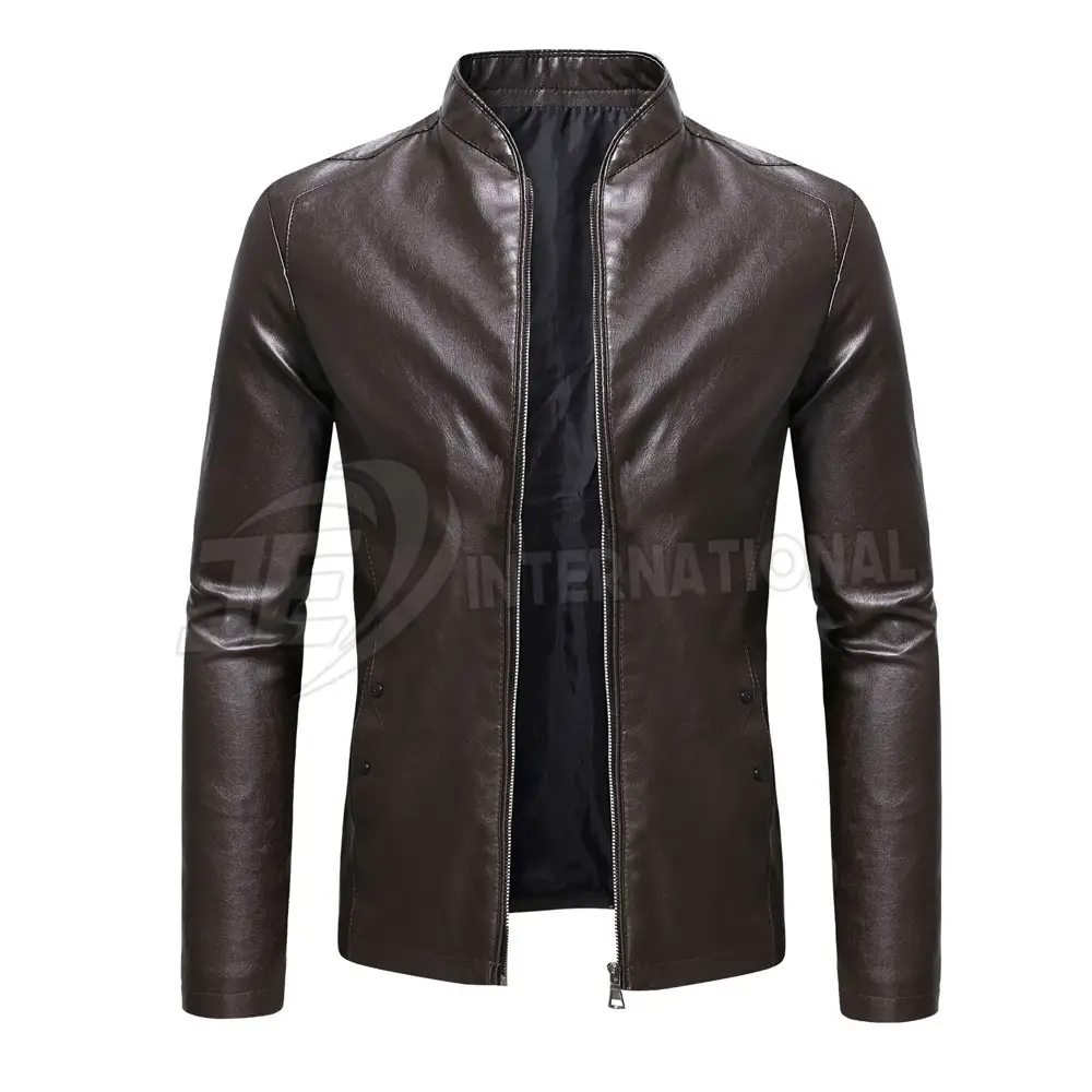 New Style Genuine Leather Plus Size Men's Fashion Jacket Latest Design Men's Fashion Leather Jacket