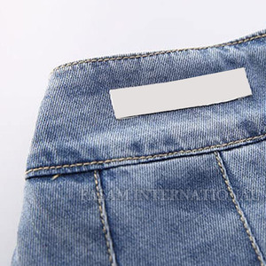 Jupes en jean en coton pour femmes, vente en gros, faible MOQ, vêtements de mode, matière durable - Product Image 4