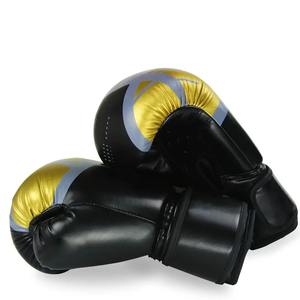 Gants de boxe professionnels personnalisés pour l'entraînement MMA Gants de combat en cuir antidérapants lacés avec logo personnalisé pour adultes - Product Image 2