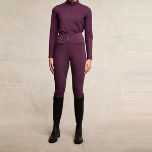New Arrival Women's Horse <b>Riding</b> Pants Full Seat Grip Equestrian Wear Custom Manufacturing Wholesale Bulk Breeches - Product Image 4