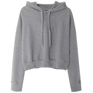 Sudaderas con Capucha de Punto Transpirables para Mujer, Talla Grande, Cómodas, Estilo Coreano de Invierno, 100% Algodón, Personalizables, Precio al por Mayor - Product Image 1