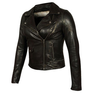 Vente chaude, veste en cuir pour femmes de haute qualité, sur mesure, meilleur fabricant, vestes en cuir tendance pour femmes - Product Image 1