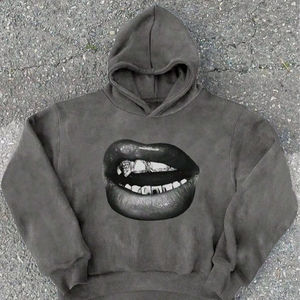 เสื้อฮู้ดซิปแบบหนาพิเศษสำหรับผู้หญิง แฟชั่นสตรีทแวร์ฤดูหนาว ผ้าฝ้ายถักพิมพ์ลายเต็มตัว ผลิตตามแบบ OEM (ปากีสถาน) - Product Image 1