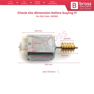 มอเตอร์ล็อคประตู BGE662 12V DC สำหรับรถยนต์แลนด์เรนจ์ - Product Image 6