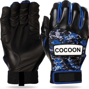 Gants de frappe de baseball/softball en cuir de couleur personnalisée, vente chaude OEM, haute qualité, design personnalisé, vente directe d'usine, personnalisable - Product Image 3