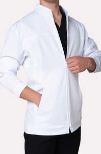 Blouse Médicale Respirante de Haute Qualité pour Hommes, Logo Personnalisé, Matière Durable Coton/Polyester, Manches Longues, Détection par Aiguille, Hôpital - Product Image 6