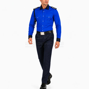 Ensemble d'uniformes de sécurité pour hommes de haute qualité, tenue professionnelle en polyester/coton, matériau durable pour les événements - Product Image 5