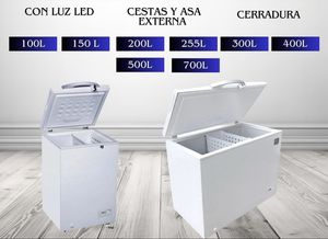 Congélateur horizontal commercial à double porte de 195 L pour supermarché, en vente à prix modérés - Product Image 3