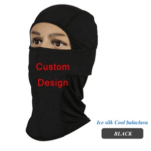 Balaclava en soie glacée avec logo personnalisé, haute élasticité, rafraîchissante, pour la conduite, livraison DDP - Product Image 1