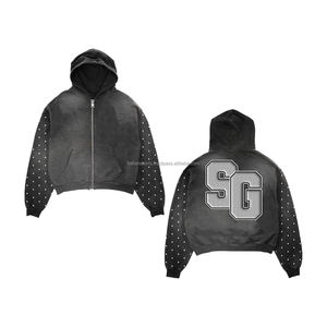 Winter Blank Cotton <b>Fleece</b> <b>Hoodie</b> Unisex Zipper Oversize Custom <b>Hoodie</b> High Quality Cotton for Women Plus Size basics <b>hoodies</b> - Product Image 2