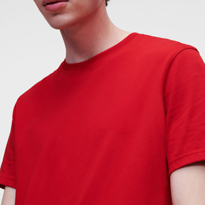 T-shirt pour hommes de couleur unie pour adultes respirant personnalisé OEM conception séchage rapide T-shirt uni pour hommes - Product Image 3