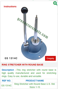 Ensanchador de anillos con base redonda GS 1314C Herramientas de joyería para herramientas de joyería - Product Image 2