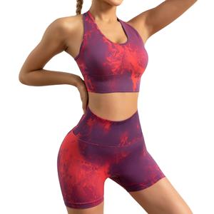 Vêtements de sport pour femmes en gros, haute qualité, personnalisables, marque privée, ensemble 2 pièces pour le fitness et le yoga - Product Image 3