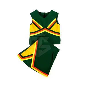 ชุดยูนิฟอร์มเชียร์ลีดเดอร์ของผู้หญิงผ้าสแปนเด็กซ์/ โพลีเอสเตอร์แห้งเร็วขนาดและสีปรับแต่งได้ - Product Image 1