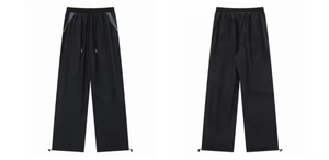 ชุดวอร์มผู้ชายแบบสองชิ้น คุณภาพสูง ปี 2026 ผลิตจากไนลอน กันลม ระบายอากาศได้ดี ลายเรียบ  รับสกรีนโลโก้ - Product Image 6