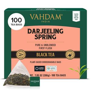 VAHDAM, Thé noir exotique du premier récolte de Darjeeling (100 sachets de thé noir) - Product Image 4