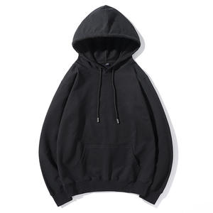 Derniers pulls à capuche décontractés pour hommes en coton 100% avec logo personnalisé, broderie, impression, manches longues, teinture unie - Product Image 5