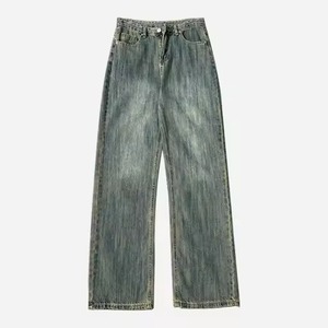 Jeans larges pour hommes, style streetwear, denim, jambes larges, style hip-hop, multi-poches, jeans pour grands garçons - Product Image 3