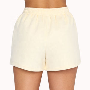 2025 vente en gros deux pièces sweats ensemble brodé pantalons de survêtement pull personnalisé surdimensionné sweat pantalon court ensemble - Product Image 6