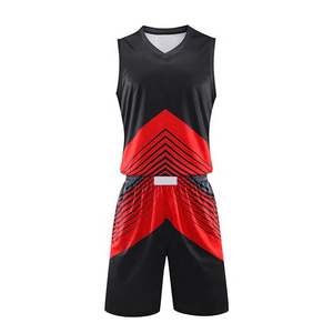 Nouvel arrivage d'uniforme de basket-ball pour hommes imprimé de logo personnalisé vêtements de sport confortables et respirants de haute qualité ensembles de shorts chauds - Product Image 2