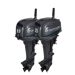 Cina Pemasok Mesin Tempel 2-Stroke Outboard Motor 10 Hp untuk Fishman Mesin Tempel Kapal Penangkap Ikan