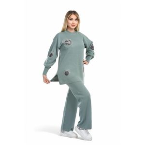Ensemble deux pièces pour femmes de haute qualité ensemble de tricots conception imprimée spéciale tendance produit d'expédition rapide - Product Image 2