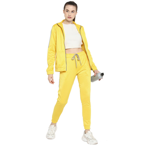 Survêtement pleine fermeture éclair Football formation veste costume femmes Logo personnalisé Football à manches longues uniformes sport porte femmes - Product Image 4