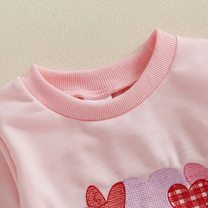 Nouveaux produits 2025 lettre impression enfants coton Polyester vêtements sweats - Product Image 5