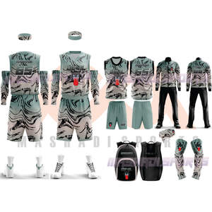 <b>Men's</b> Customizable Basketball Uniform Packages Quick-Dry Breathable Stretch Fit with Plus Size Option Wholesale Tracksuit & <b>Bag</b> - Product Image 1