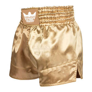 Shorts de Muay Thai pour hommes les plus vendus, en spandex/polyester, séchage rapide, respirant, MMA, kick-boxing, entraînement, personnalisez votre propre logo - Product Image 2