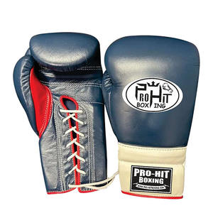 ถุงมือชกมวยหนังแบบมีเชือกผูกปรับแต่งได้พร้อมที่จับแบบสั่งทำสำหรับกีฬาที่มีโลโก้ของคุณเอง - Product Image 6