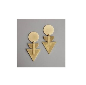 Pendiente de latón de nuevo diseño para niñas, uso en fiesta de boda, uso de otras funciones, producto hecho a mano, el mejor pendiente de latón pulido - Product Image 5