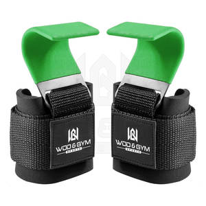 Hommes Femmes Heavy Duty Haltérophilie Poignet Sangles Néoprène Fitness Workout Equipment for Pull Ups Deadlift Grips Sale Hooked - Product Image 1