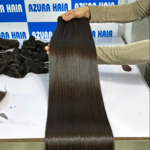 Oferta de Venta al por Mayor de Cabello Natural Negro Ondulado en Trama, Cabello Humano Vietnamita 100% Virgen, Sin Enredos, Sin Caída - Product Image 1