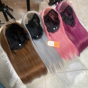 Peluca de Cabello Virgen Vietnamita con Frente de Encaje Completo, Grado 12A, Densidad 150%-200%, Estilo Liso, Precio al por Mayor - Product Image 6