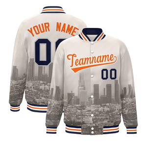 แจ็กเก็ตนักบินแบบลำลองหลากสีน้ำหนักเบาเสื้อแจ็กเก็ตแฟชั่นเสื้อกันลม - Product Image 1