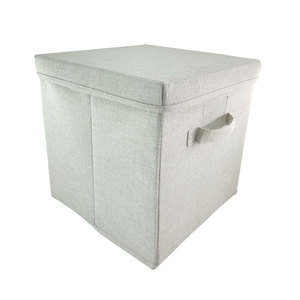 <b>Boxes</b> Fabric <b>Storage</b> Baskets With Rope Handles for Wardrobe Clothes <b>Collapsible</b> Large Fabric <b>Storage</b> Cube - Product Image 2