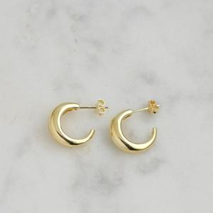 Pendientes simples, joyería para mujer, pendientes de estilo bohemio de plata, joyería de plata de ley 925, pendientes hechos a mano, joyería - Product Image 2
