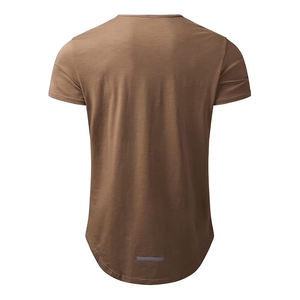 Wholesale HIgh Quality <b>Mens</b> Short Sleeve <b>Raglan</b> Longline Hip Hop Tee Crew Neck Curved Hem <b>T</b> <b>Shirt</b> - Product Image 5