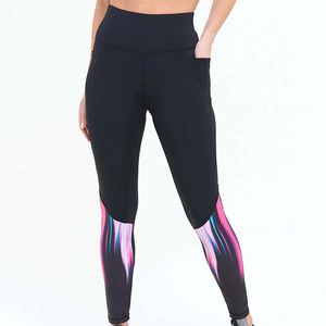 Leggings de sport décontractés pour femme, taille mi-haute, impression par sublimation personnalisée, respirants, séchage rapide, pour yoga et entraînement - Product Image 4