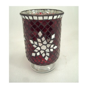 Bougeoir en verre doré Hurricanes avec support en aluminium noir pour la décoration de la maison, de la fête de mariage et de la table de Noël. - Product Image 6