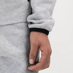 Fashionable Men's Lounge Set | Grey Athletic Hoodie and <b>Pants</b> - Product Image 5