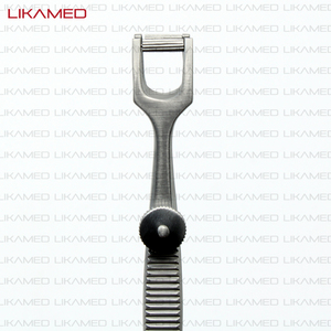 LIKAMED Cottle Columella Forceps 10cm <b>Clamp</b> Spring Handle Stainless Steel Manual ICU Instrument Set - Product Image 2