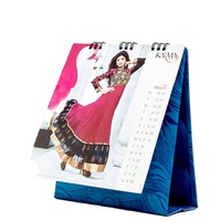 Venta Directa de Fábrica, Calendario de Escritorio Anual Personalizable con Impresión Offset en Color CMYK, Planificador de Cartón/Papel Kraft