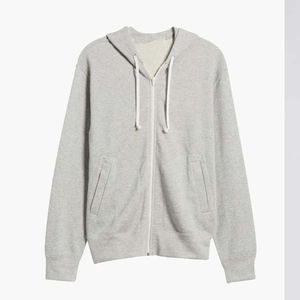 Sweat-shirts et sweats à capuche pour hommes, service OEM, 100% coton, épais, respirant, fermeture éclair épaisse, sweats à capuche personnalisés avec logo imprimé - Product Image 5