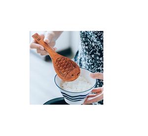 Cuchara de arroz de madera de alta calidad, precio barato, artesanía de acacia, hecha a mano, ecológica - Product Image 4