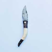 Couteau de poche pliant fait main multifonctionnel personnalisé pour la survie en plein air Meilleur prix Couteaux pliants avec manche en bois et en os