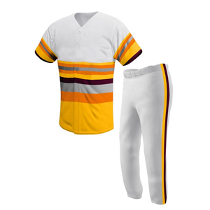 Fabricant pakistanais matériau frais uniforme de baseball respirant quantité minimale de commande bas prix bon marché uniforme de baseball avec logo personnalisé pour adultes - Product Image 1