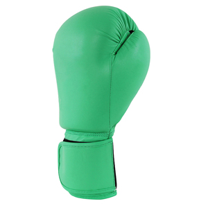 Gants de boxe en cuir noir 2024 en gros, impression de logo personnalisé KINGPIN INTERNATIONAL, fermeture auto-agrippante, confortables - Product Image 2