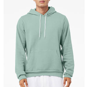 Bella + Canvas B3719 - Unisex Poly-Cotton Fleece Pullover Hoodie Color sólido BELLA + LONA UNISEX SPONGE FLEECE Winter HOODIE - Product Image 3